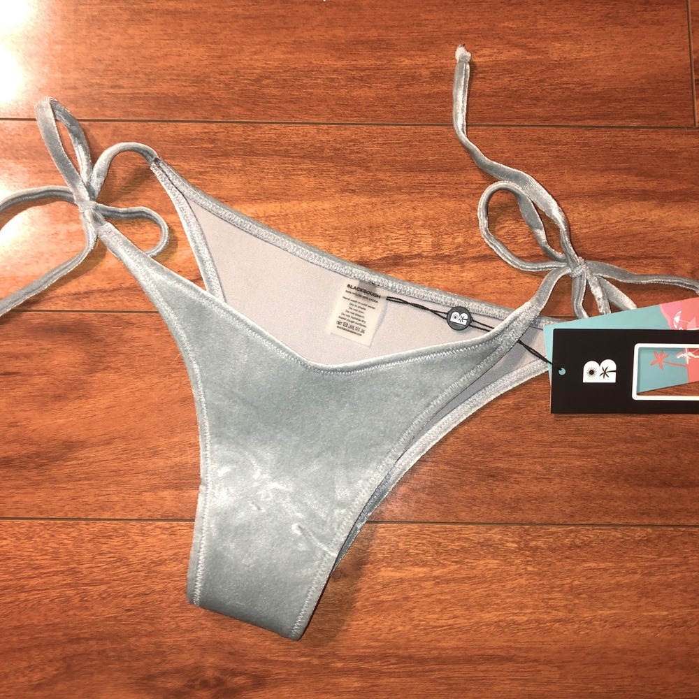 Blackbough velvet bikini bottoms